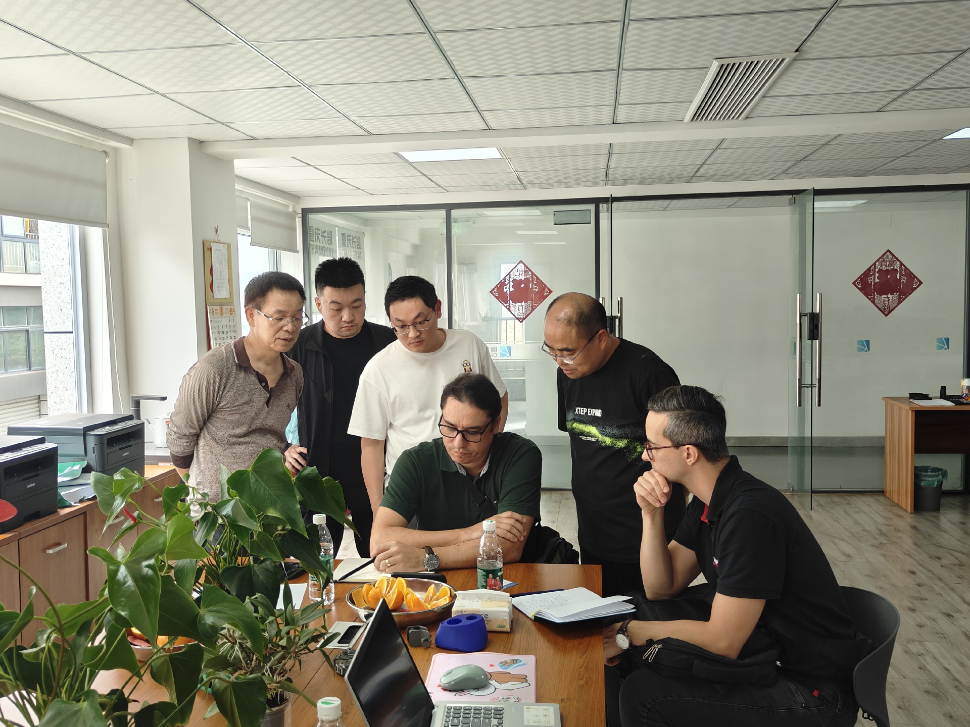 巴西外商到我公司考察